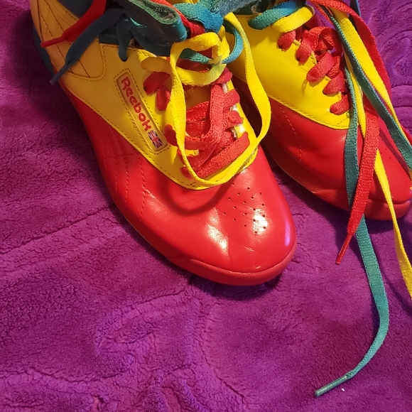 Yellow High Top Classic Reebok Reebok Shoes Brand New Vintage Shoe